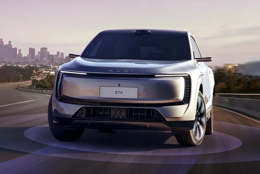 搭载禾赛激光雷达！奥迪E7X全球首秀
