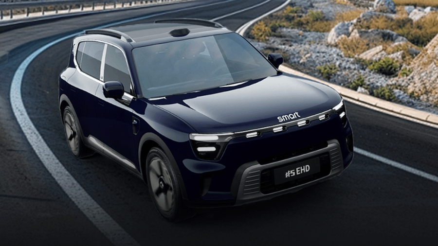 搭载禾赛激光雷达！全新smart #5 EHD超级电混正式开启预售