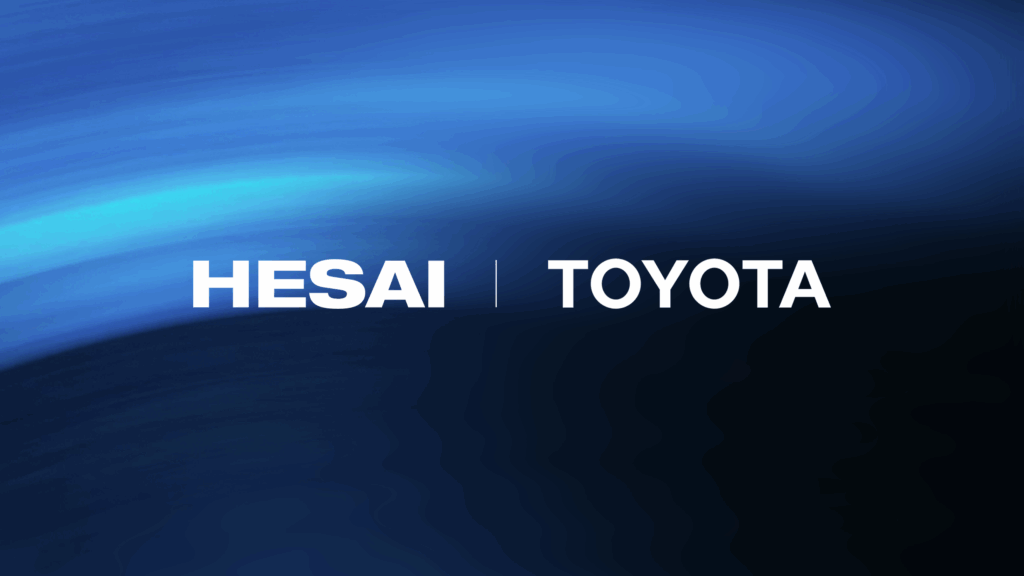 Hesai Secures New Lidar Design Win from Toyota