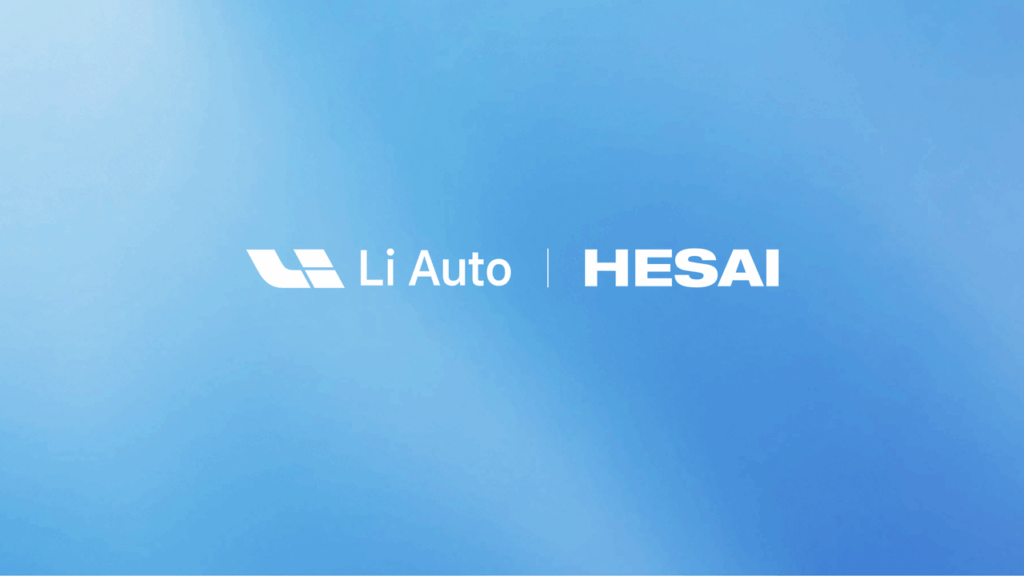 Hesai Secures Exclusive Lidar Design Wins for Li Auto’s New-Generation Assisted Driving Platform