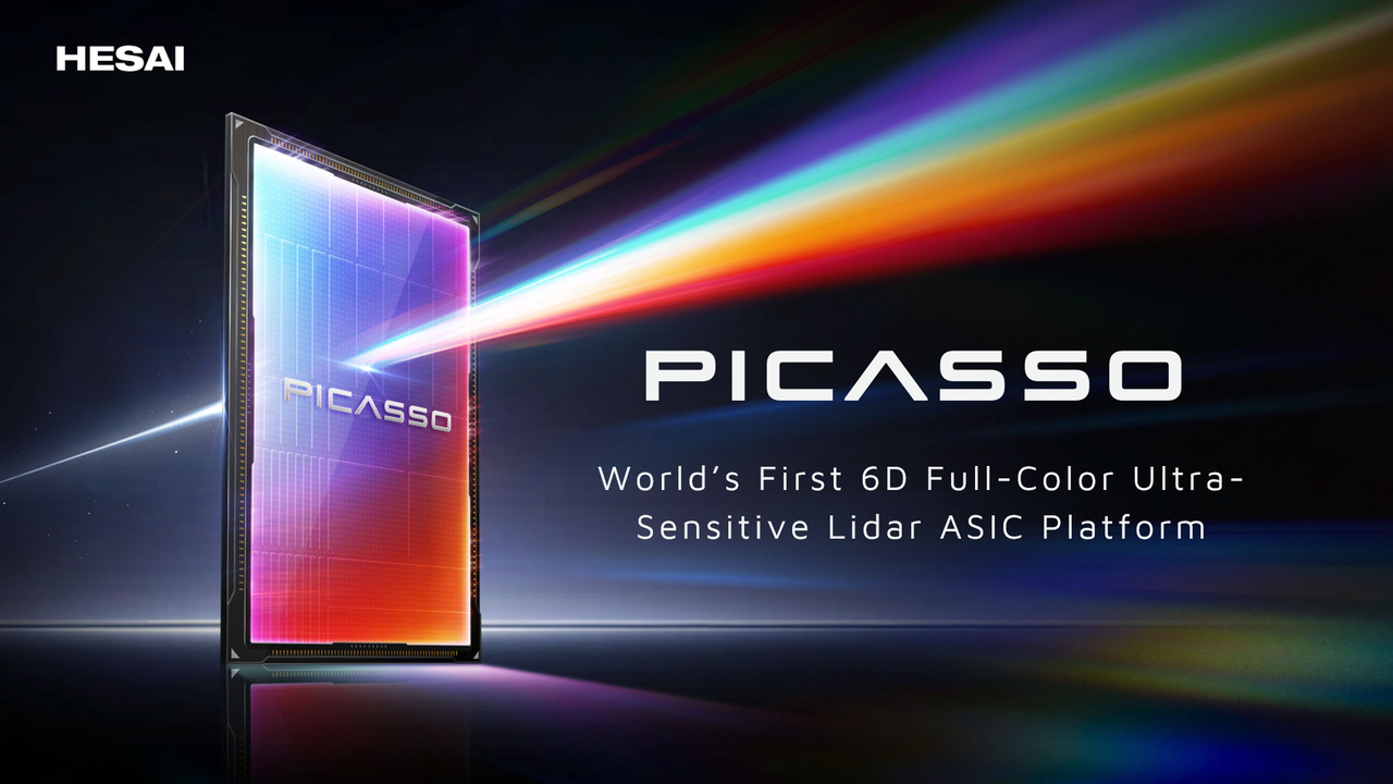 Hesai Unveils Picasso 6D Full-Color SPAD-SoC, Next-Gen ETX, and Innovations in Spatial Intelligence and Physical AI