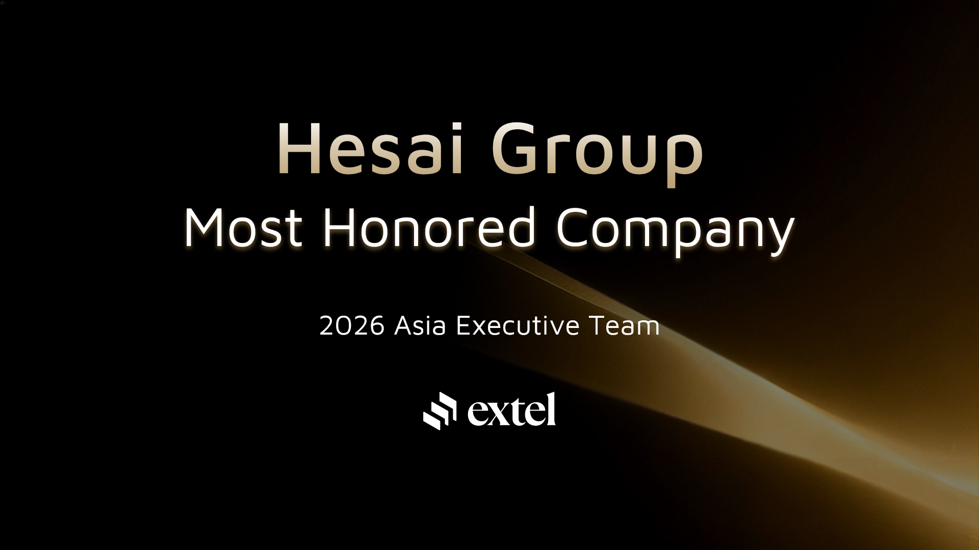 Extel 2026 – Most Honored Company